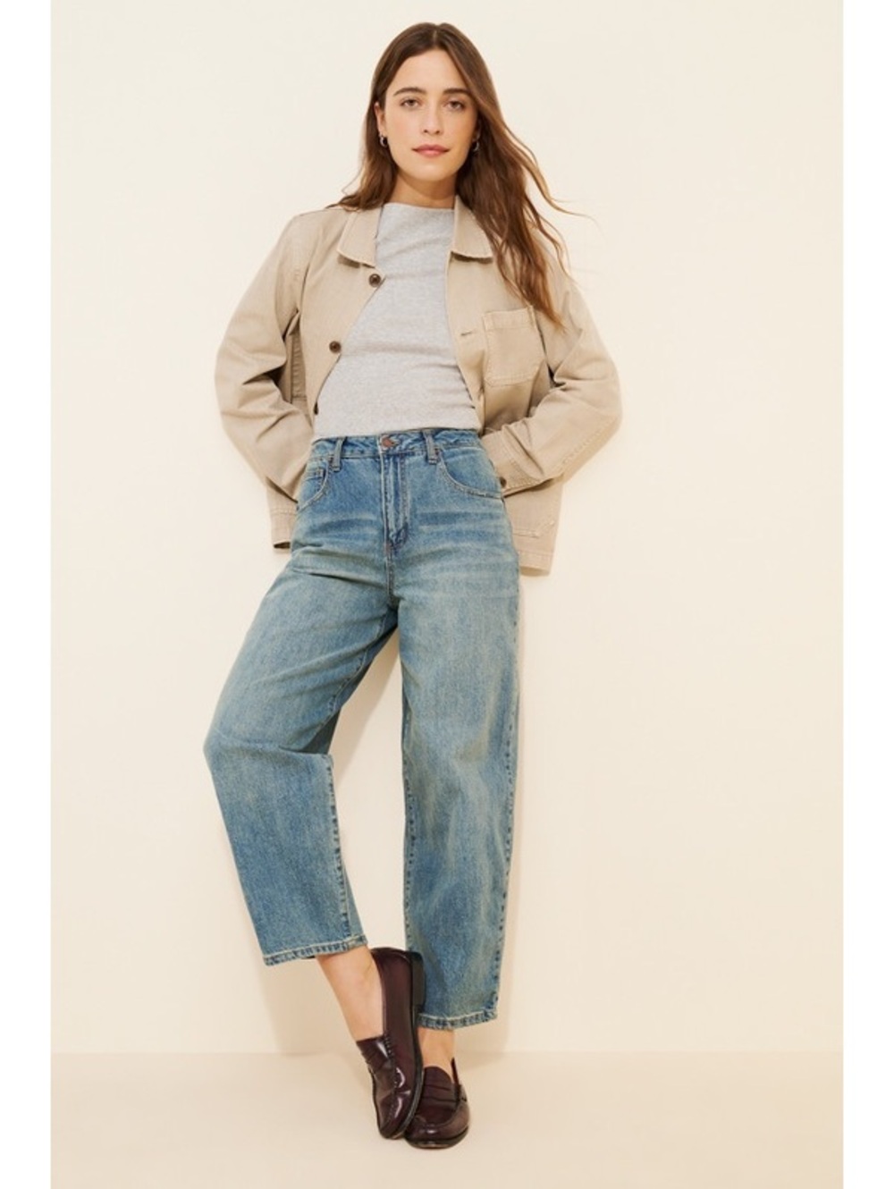 AMO TOMBOY CHARMER Mid Rise Jeans